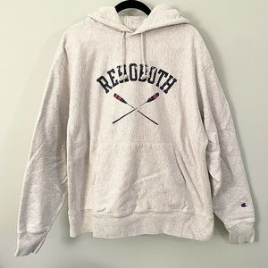 light gray beach hoodie 🤍